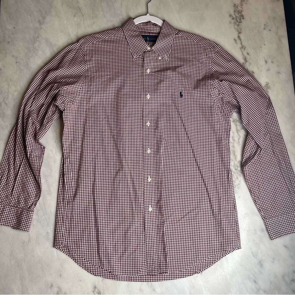 Polo Ralph Lauren Long-Sleeve Oxford Shirt Button-Down Dress Shirt Men’s Size M
